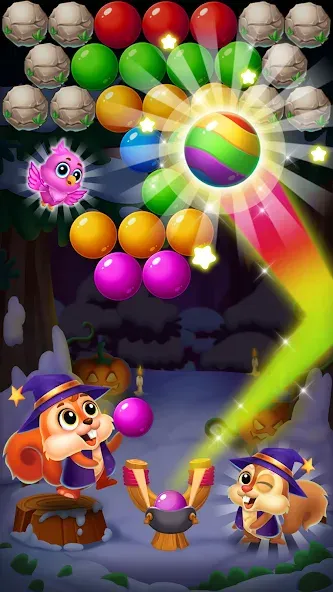 Bubble Shooter Rescue на Андроид — Безлимитные жизни и монеты — скриншот 4