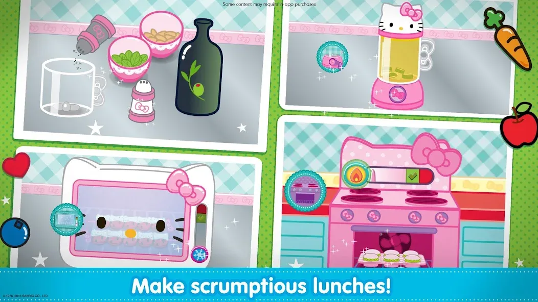 Взлом Hello Kitty Lunchbox — Безлимитные монеты и все рецепты — скриншот 2