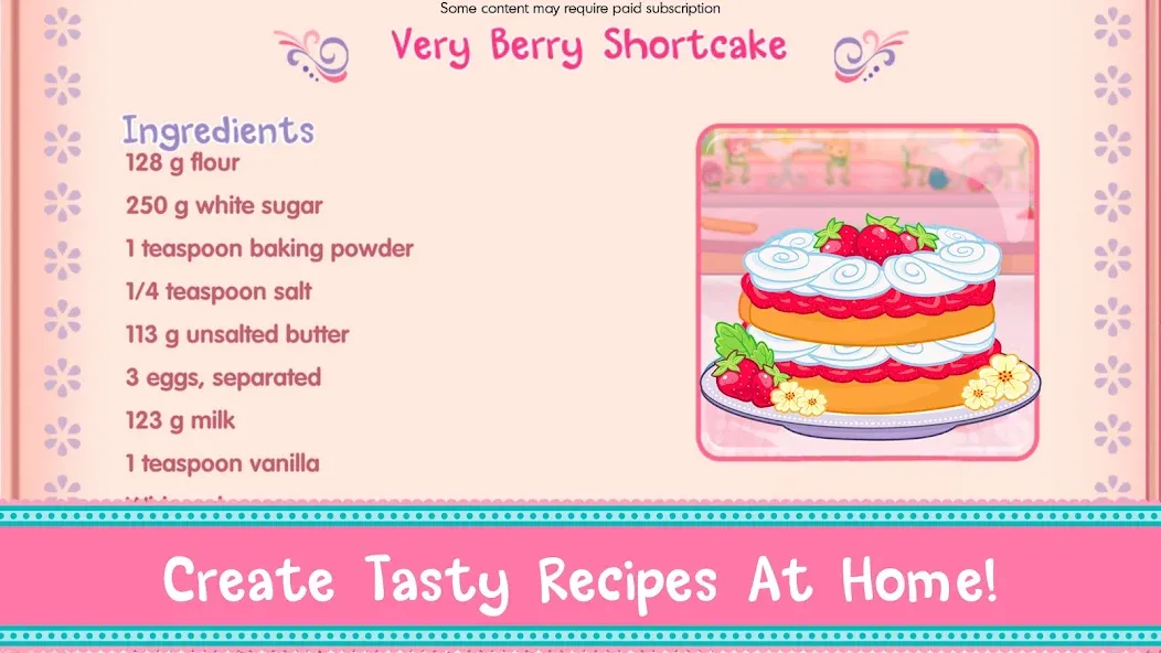 Скачать Strawberry Shortcake Bake Shop — Безлимитные монеты и все рецепты — скриншот 4