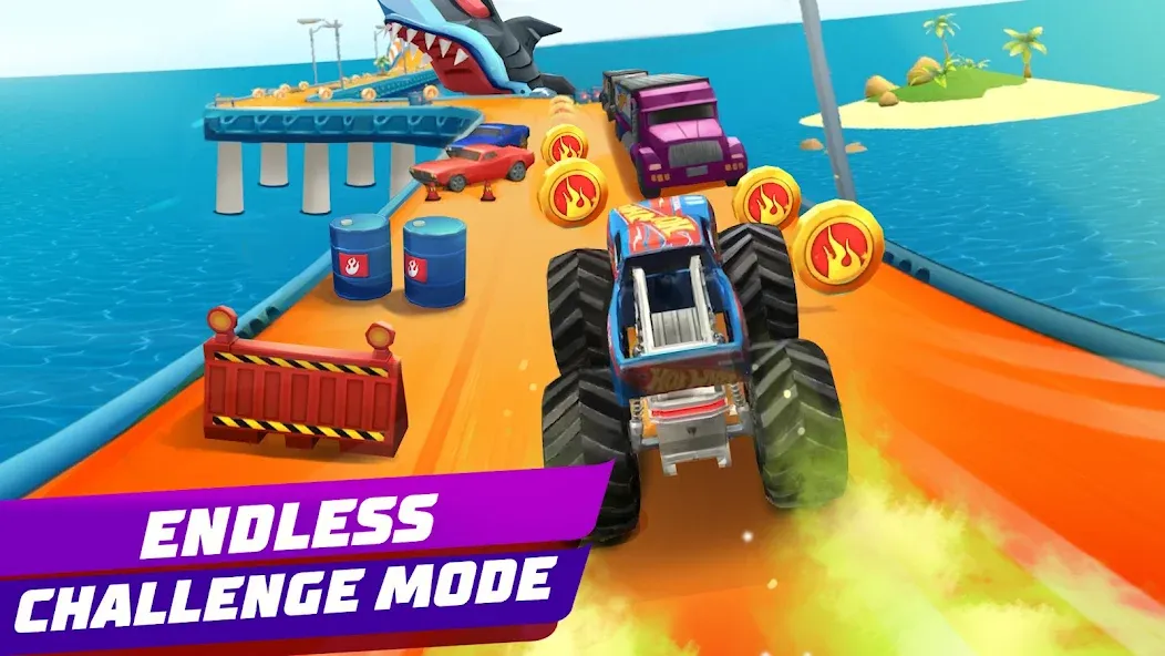 Скачать Hot Wheels Unlimited (Мод: Безлимитные деньги и все машины) на Андроид — скриншот 2