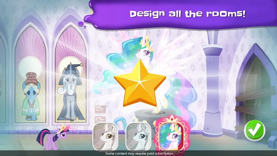 My Little Pony Color By Magic — Взломанная версия (Все раскраски и персонажи открыты) — скриншот 3