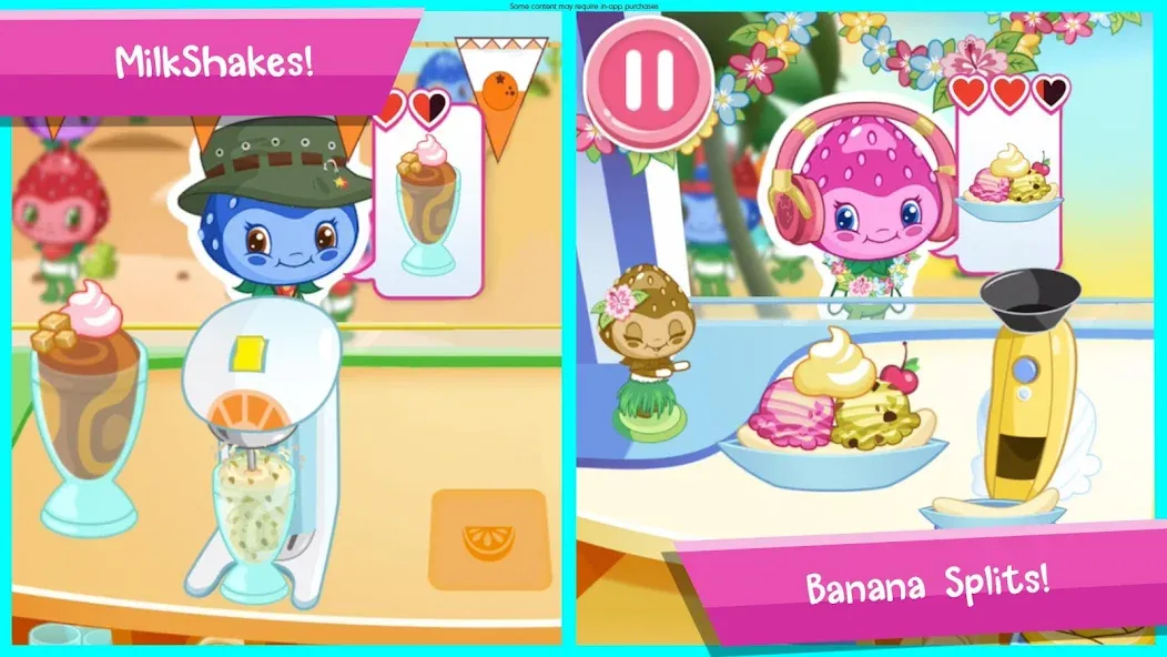Скачать Strawberry Shortcake Ice Cream с модом — Много мороженого и открыты все уровни — скриншот 2