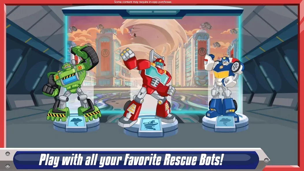 Transformers Rescue Bots: Dash на Андроид — Безлимитные деньги и открытые уровни — скриншот 1