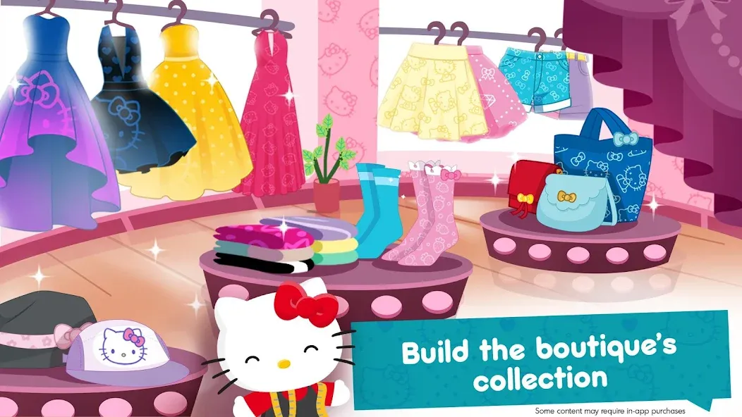 Hello Kitty Fashion Star MOD — Безлимитные деньги и наряды на Андроид — скриншот 4
