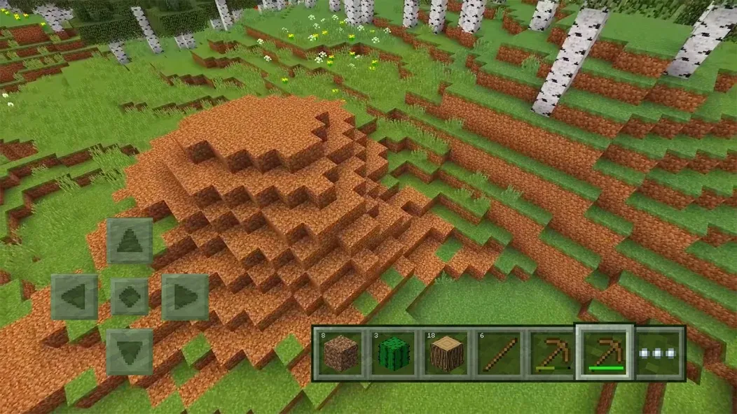 Craft World - Master Block 3D MOD APK — Бесконечные ресурсы и открытый мир — скриншот 2