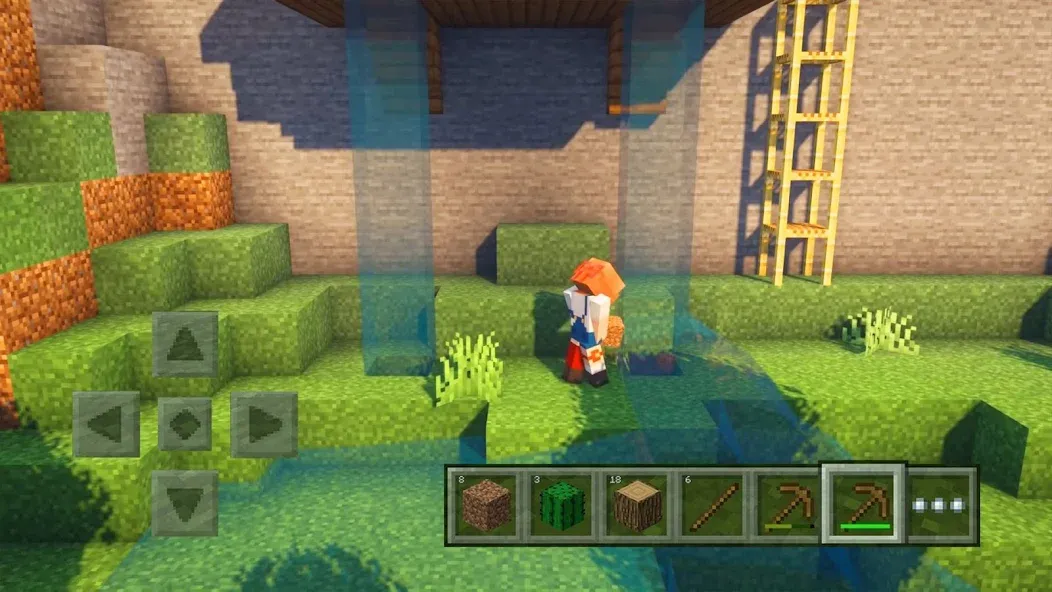 Craft World - Master Block 3D MOD APK — Бесконечные ресурсы и открытый мир — скриншот 4