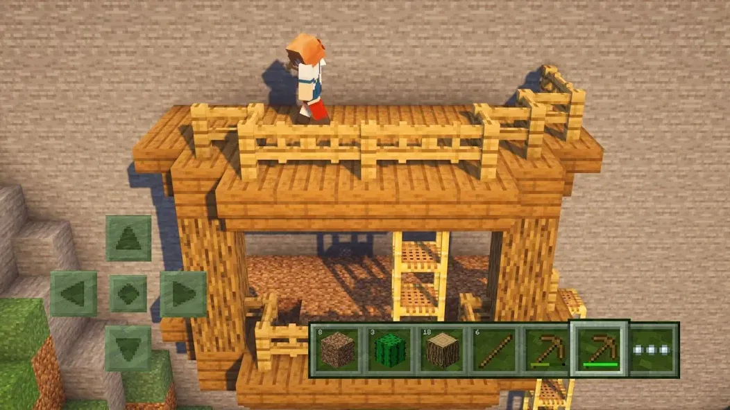 Craft World - Master Block 3D MOD APK — Бесконечные ресурсы и открытый мир — скриншот 5