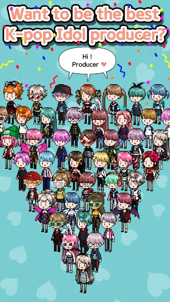 Скачать K-POP Idol Producer — Безлимитные деньги и фанаты — скриншот 1