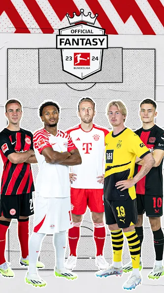 Скачать Bundesliga Fantasy Manager с модом — Безлимитные монеты и энергия — скриншот 1