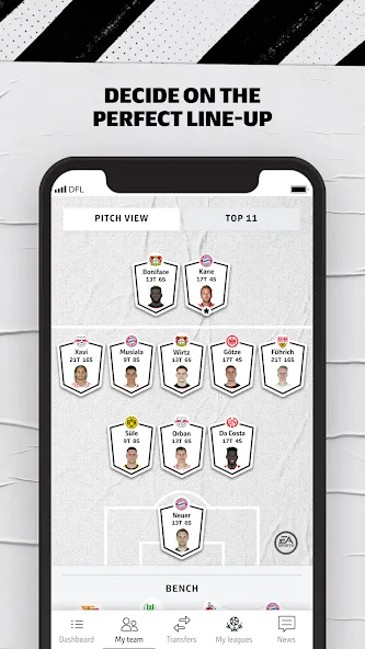 Скачать Bundesliga Fantasy Manager с модом — Безлимитные монеты и энергия — скриншот 2