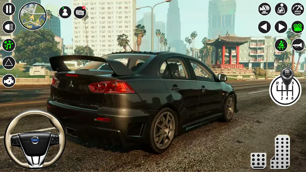 Modern Car Drive Glory Parking (Мод Безлимитные деньги и машины открыты) — скриншот 5