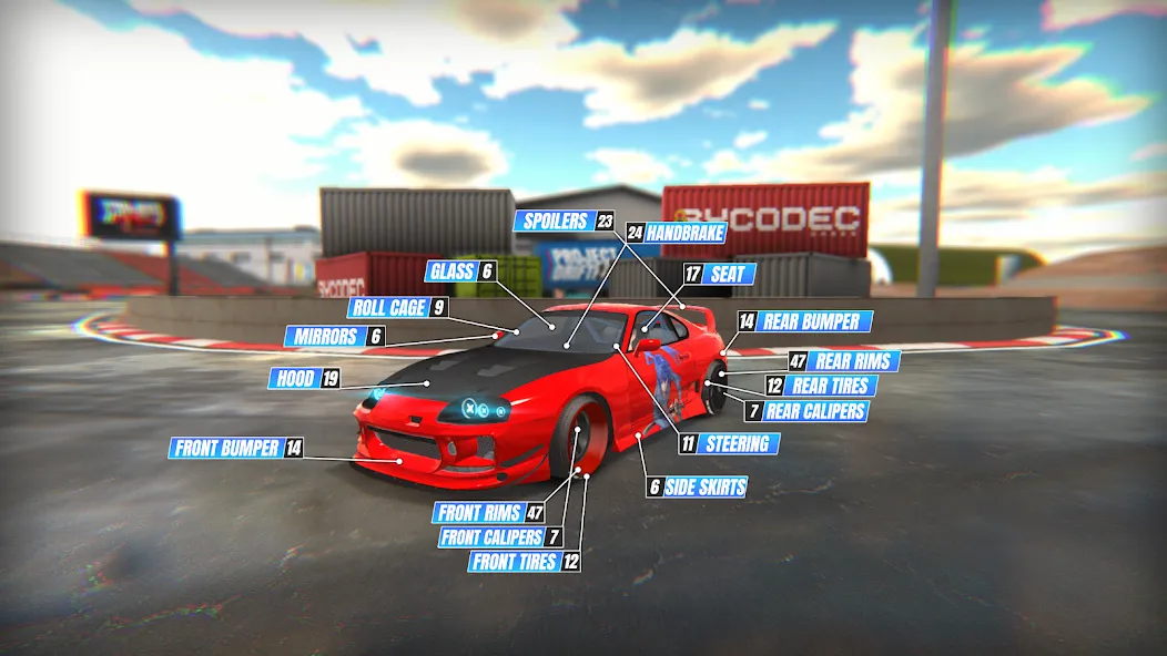 Скачать Project Drift 2.0 : Online — Последняя версия (Безлимитные деньги и машины открыты) — скриншот 3