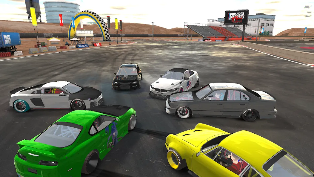Скачать Project Drift 2.0 : Online — Последняя версия (Безлимитные деньги и машины открыты) — скриншот 5
