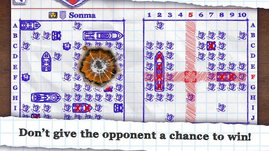 Скачать взломанную Sea Battle — Безлимитные патроны и усиленный флот — скриншот 5