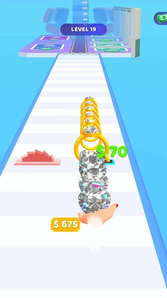 Скачать Gem Stack с модом — Безлимитные монеты и мощные усилители — скриншот 4