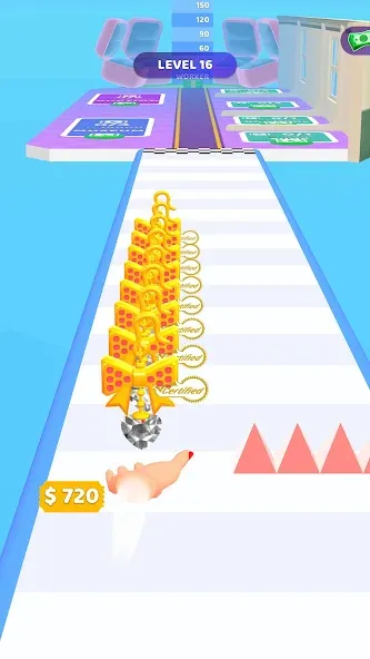 Скачать Gem Stack с модом — Безлимитные монеты и мощные усилители — скриншот 5
