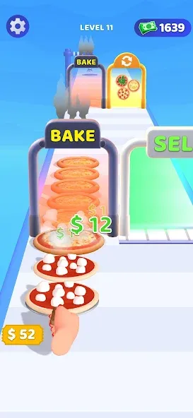I Want Pizza MOD — Безлимитные монеты и улучшения на Андроид — скриншот 1