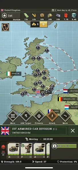 Скачать Call of War: Frontlines на телефон — Безлимитные ресурсы и мощное оружие — скриншот 3 Скачать Call of War: Frontlines на телефон — Безлимитные ресурсы и мощное оружие — скриншот 3