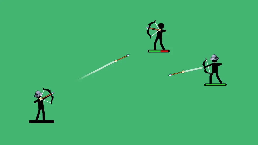 Взлом The Archers 2: Archer Game — Безлимитные стрелы и усиленный урон — скриншот 1