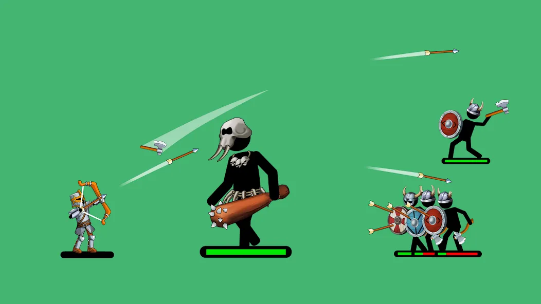 Взлом The Archers 2: Archer Game — Безлимитные стрелы и усиленный урон — скриншот 4