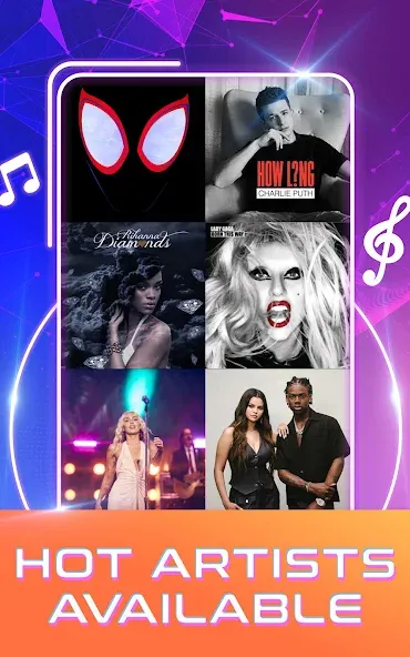 Скачать Beat Tiles: Music Game на телефон — Разблокированы все песни и уровни — скриншот 2