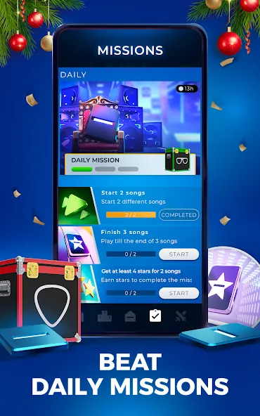 Beat Blitz: Music Battle — Мод: Без рекламы и все песни открыты — скриншот 5