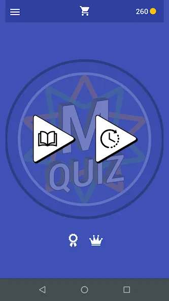 M Quiz на Андроид — Мод Открыты все вопросы и темы — скриншот 1