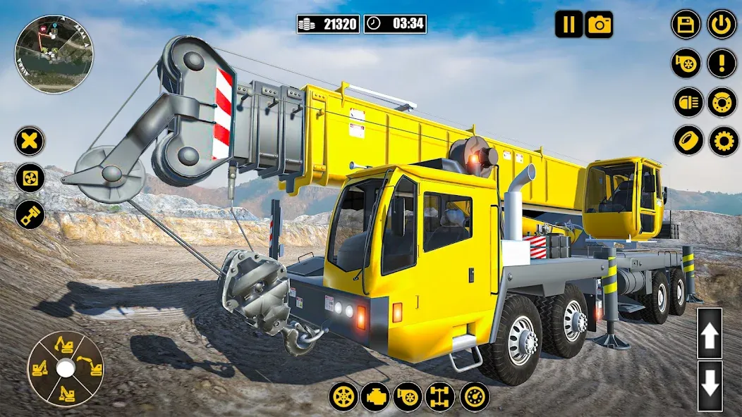 Взломанная Construction Machine Real JCB на Андроид — Безлимитные деньги и все машины открыты — скриншот 3