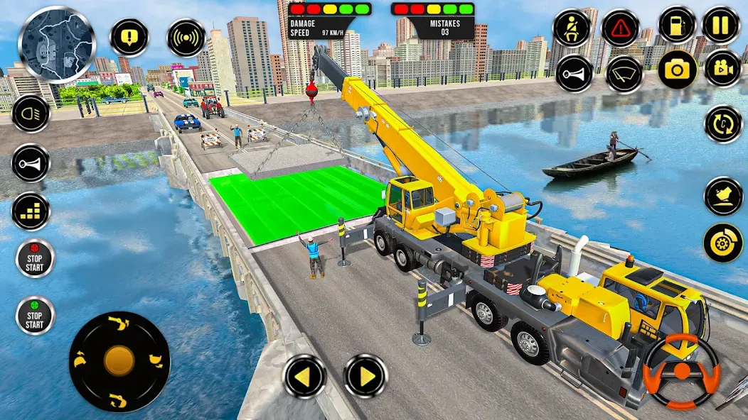 Взломанная Construction Machine Real JCB на Андроид — Безлимитные деньги и все машины открыты — скриншот 5
