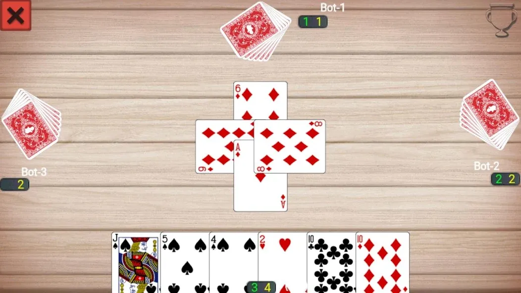 Скачать Callbreak Master - Card Game (Мод: Безлимитные деньги и всё открыто) на Андроид — скриншот 4