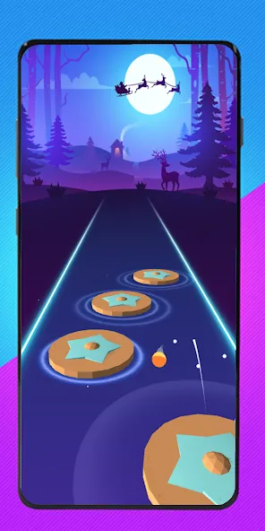 Скачать Cartoon cat - Hop tiles rush на Андроид — Без рекламы и все уровни — скриншот 2
