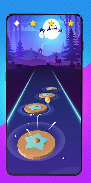 Скачать Cartoon cat - Hop tiles rush на Андроид — Без рекламы и все уровни — скриншот 3