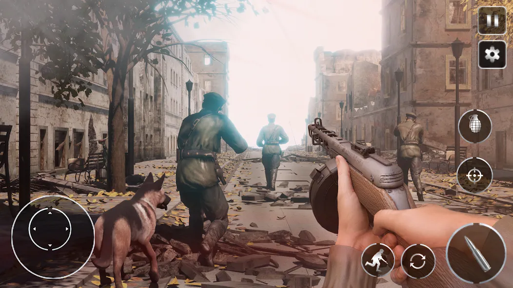 Скачать взломанную Call Of Courage : WW2 Shooting — Безлимитные боеприпасы и здоровье — скриншот 2