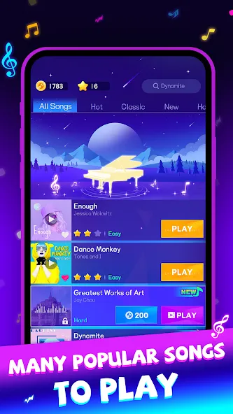 Скачать Beat Piano Dance:music game (Мод: Новые песни и открыты все уровни) на Андроид — скриншот 5