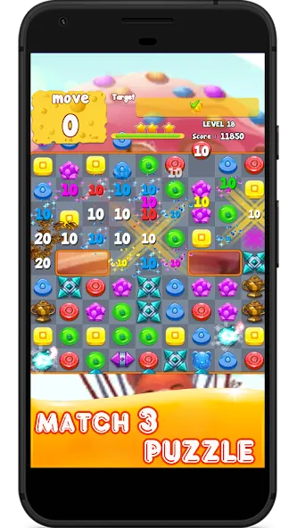 Скачать Candy 2024-Candy Match 3 Game — Безлимитные жизни и подсказки — скриншот 2