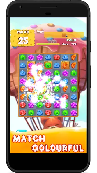 Скачать Candy 2024-Candy Match 3 Game — Безлимитные жизни и подсказки — скриншот 4