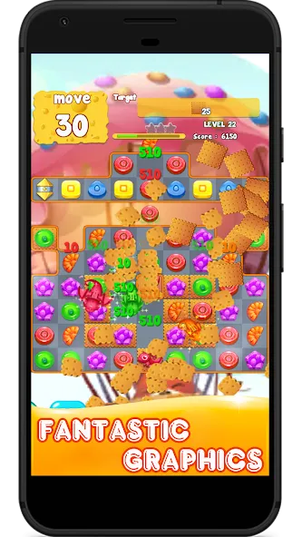 Скачать Candy 2024-Candy Match 3 Game — Безлимитные жизни и подсказки — скриншот 5