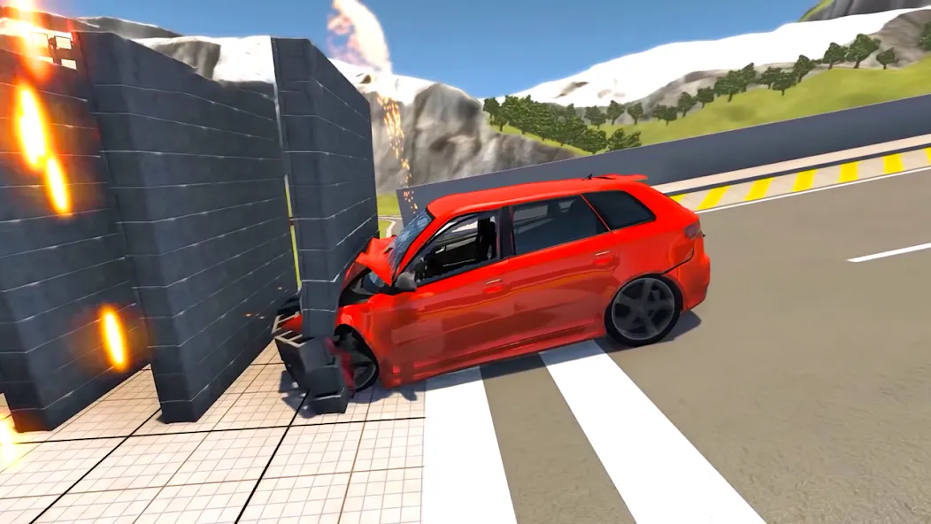 Beam Drive Road Crash 3D Games MOD — Безлимитные деньги и все машины открыты на Андроид — скриншот 3