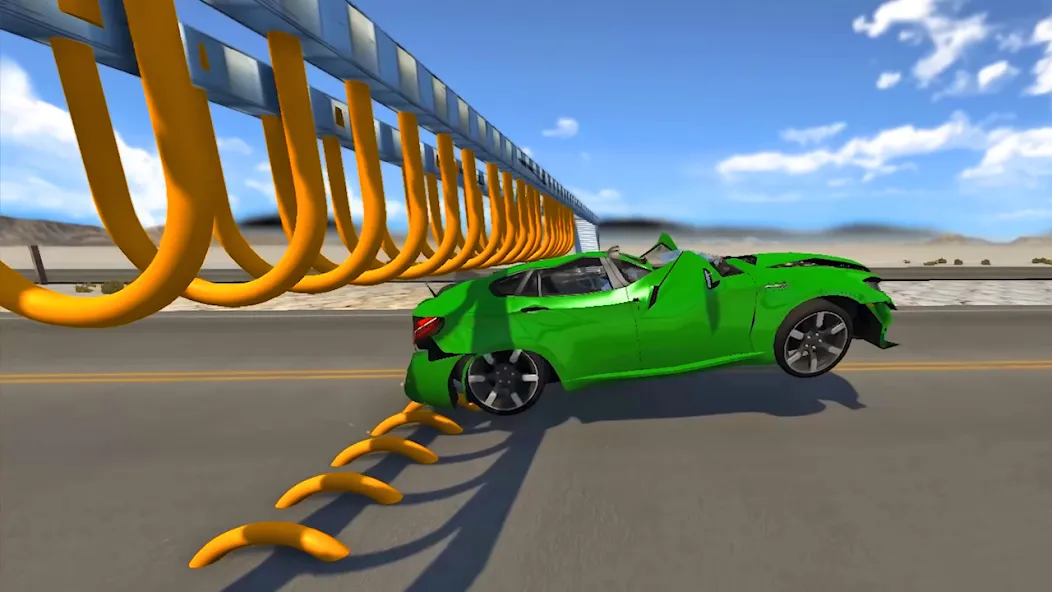 Beam Drive Road Crash 3D Games MOD — Безлимитные деньги и все машины открыты на Андроид — скриншот 4