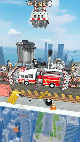 Car Crusher Kingdom — Взломанная версия (Безлимитные деньги и все машины) — скриншот 3