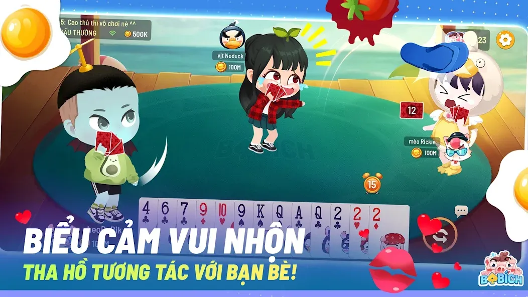 Скачать Ba Bich - Tien Len Mien Nam на телефон — Безлимитные монеты и подсказки — скриншот 4 Скачать Ba Bich - Tien Len Mien Nam на телефон — Безлимитные монеты и подсказки — скриншот 4