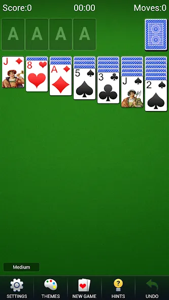 Solitaire -Klondike Card Games на Андроид — Мод Без рекламы и безлимитные подсказки — скриншот 1