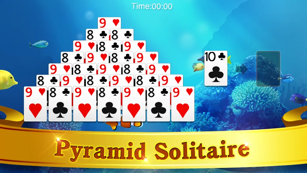 Скачать Pyramid Solitaire на телефон — Безлимитные подсказки и отмены ходов — скриншот 5