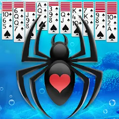 Скачать Spider Solitaire на телефон — Безлимитные подсказки и отмены ходов