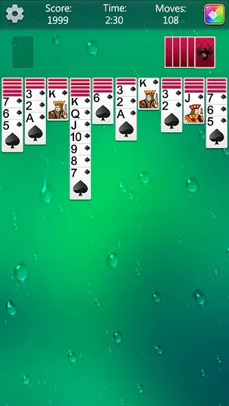 Скачать Spider Solitaire Fun — Модификация Без рекламы и подсказки доступны — скриншот 4