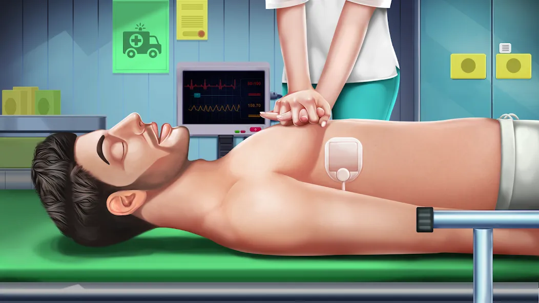 Взлом Doctor Hospital Games Offline — Безлимитные деньги и всё открыто — скриншот 4 Взлом Doctor Hospital Games Offline — Безлимитные деньги и всё открыто — скриншот 4