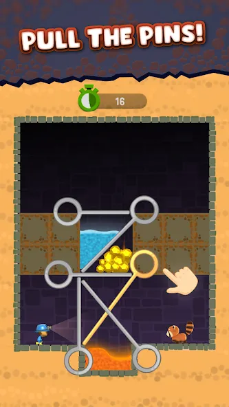 Скачать взломанную Mine Rescue: Gold Mining Games — Безлимитные деньги и алмазы — скриншот 2 Скачать взломанную Mine Rescue: Gold Mining Games — Безлимитные деньги и алмазы — скриншот 2
