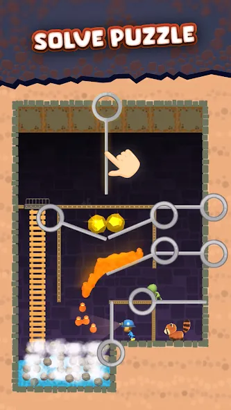 Скачать взломанную Mine Rescue: Gold Mining Games — Безлимитные деньги и алмазы — скриншот 4 Скачать взломанную Mine Rescue: Gold Mining Games — Безлимитные деньги и алмазы — скриншот 4