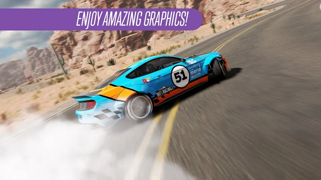 CarX Drift Racing 2 — Взломанная версия (Безлимитные деньги и тюнинг) — скриншот 2