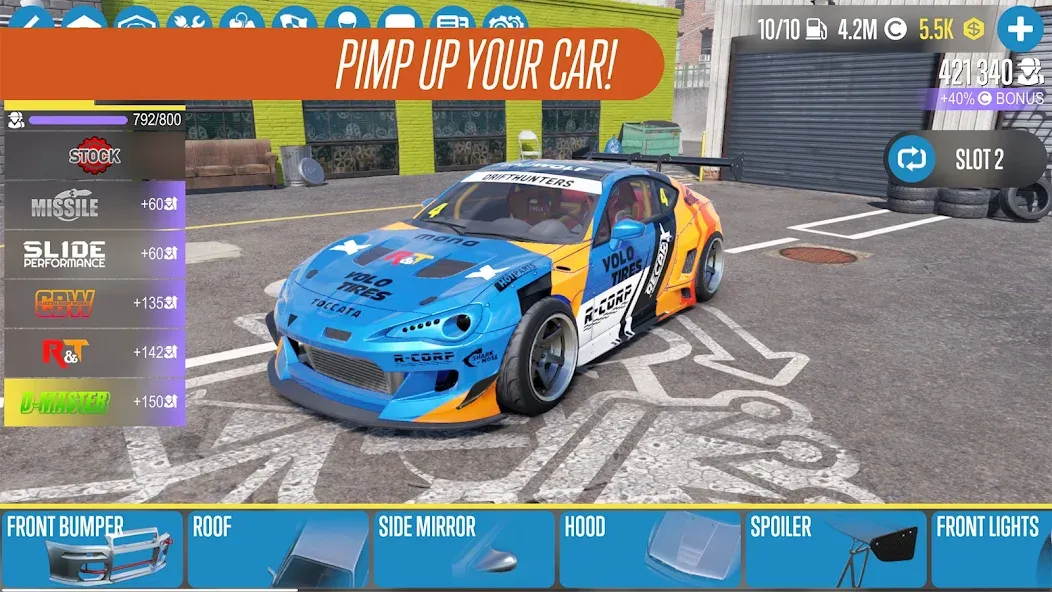 CarX Drift Racing 2 — Взломанная версия (Безлимитные деньги и тюнинг) — скриншот 5